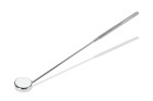 Laryngeal mirror FS Rhodium (with fixed handle)