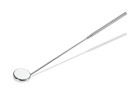 Laryngeal mirror FS Rhodium (with fixed handle)