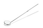 Laryngeal mirror FS Rhodium (with fixed handle)