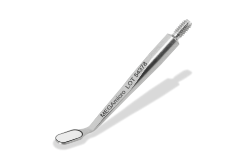 MEGAmicro, oval 3x6 mm, stainless steel