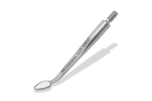 MEGAmicro, drop shape 3x6 mm, stainless steel