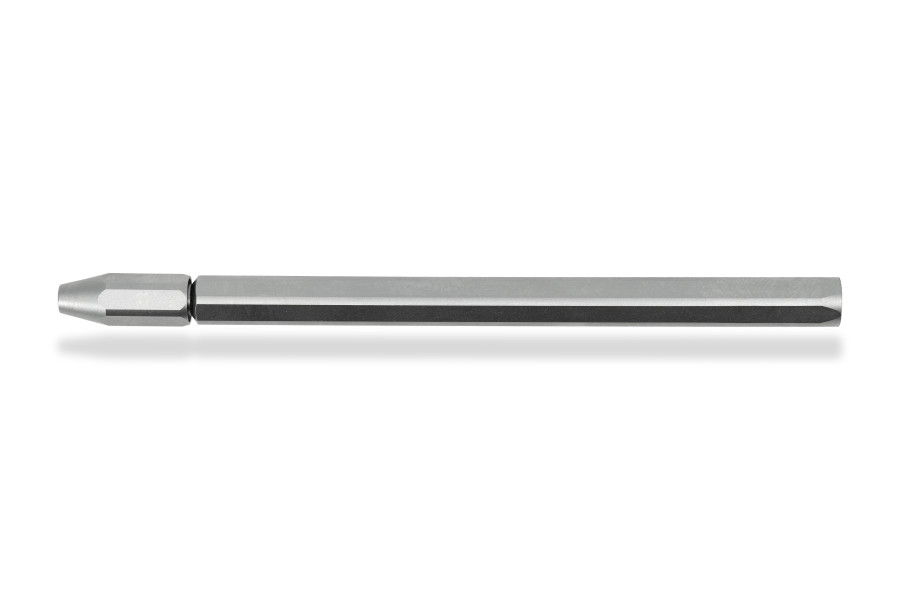 Laryngeal mirror handle with adjustment screw